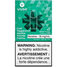 Load image into Gallery viewer, Vuse epod peppermint tobacco 20mg provincial
