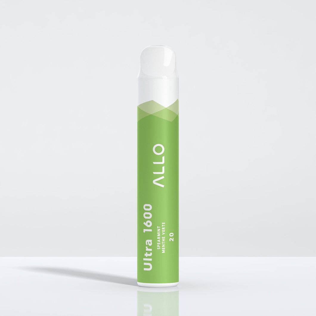 Allo Ultra 1600 Spearmint 20mg/ml Disposable Provincial