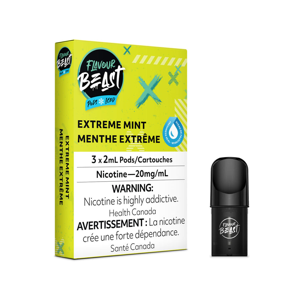 Flavour beast pods extreme mint