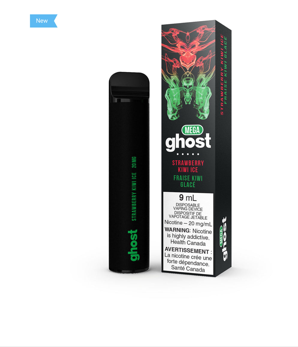 Ghost mega strawberry kiwi ice 20mg disposable